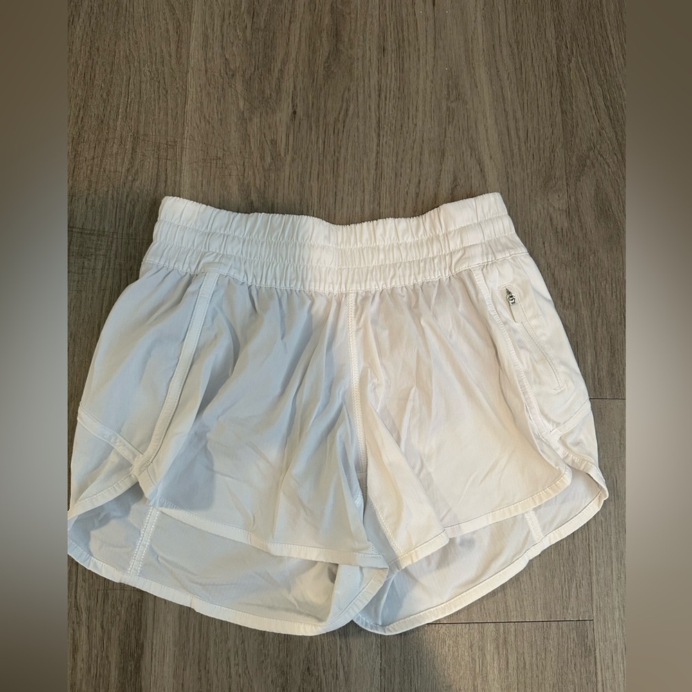 lululemon athletica White Athletic Shorts